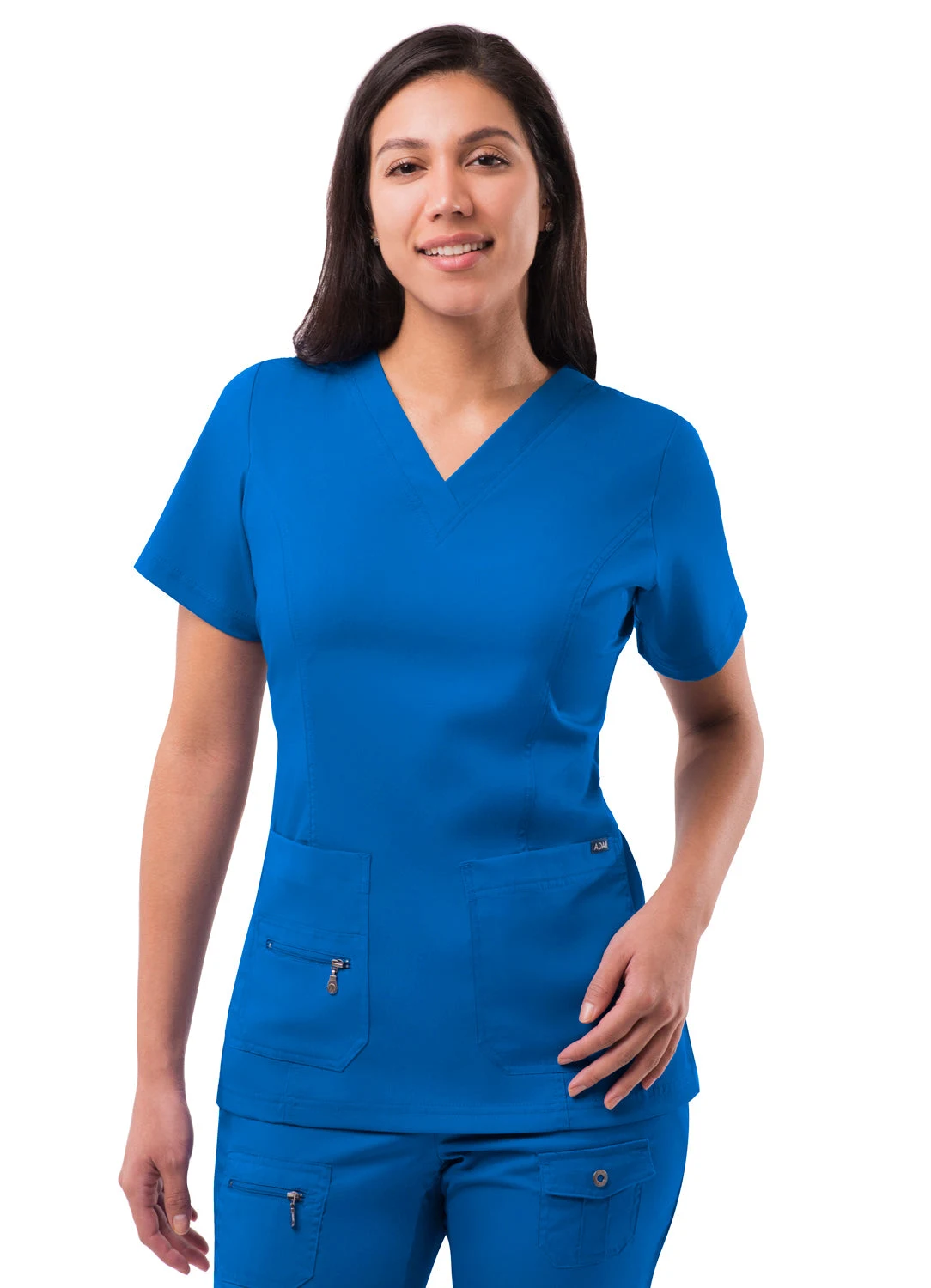 ADAR PRO WOMEN’S ELEVATED V-NECK SCRUB TOP