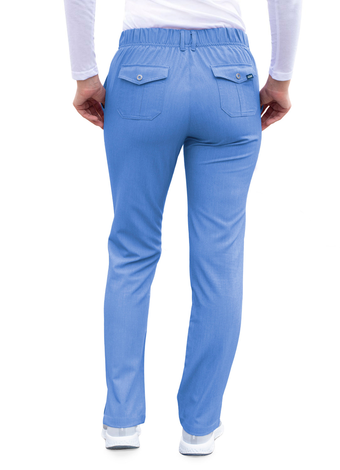 ADAR PRO HEATHER SLIM FIT 6 POCKET PANT