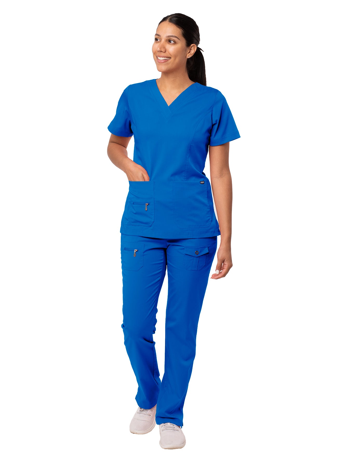 ADAR PRO WOMEN’S ELEVATED V-NECK SCRUB TOP