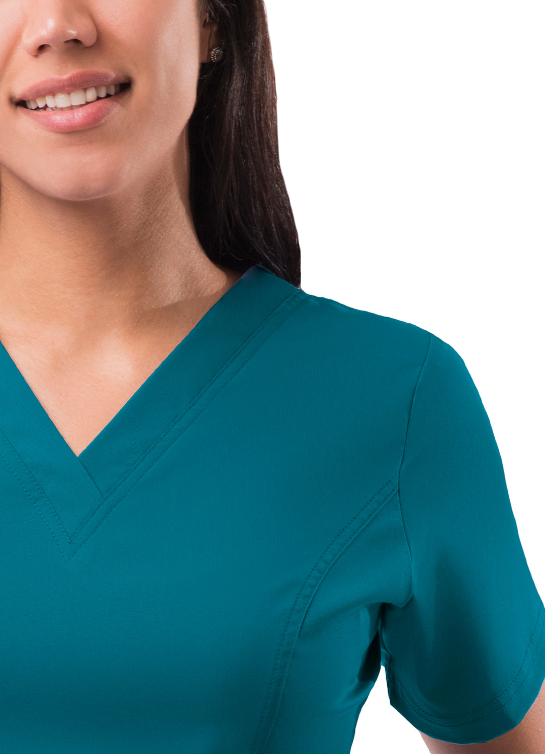 ADAR PRO WOMEN’S ELEVATED V-NECK SCRUB TOP
