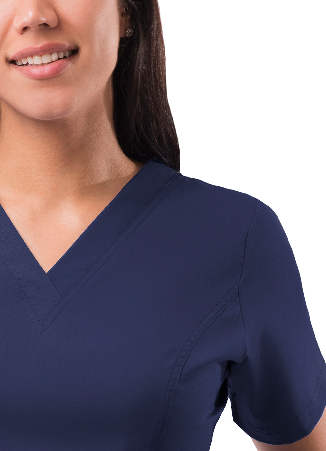 ADAR PRO WOMEN’S ELEVATED V-NECK SCRUB TOP