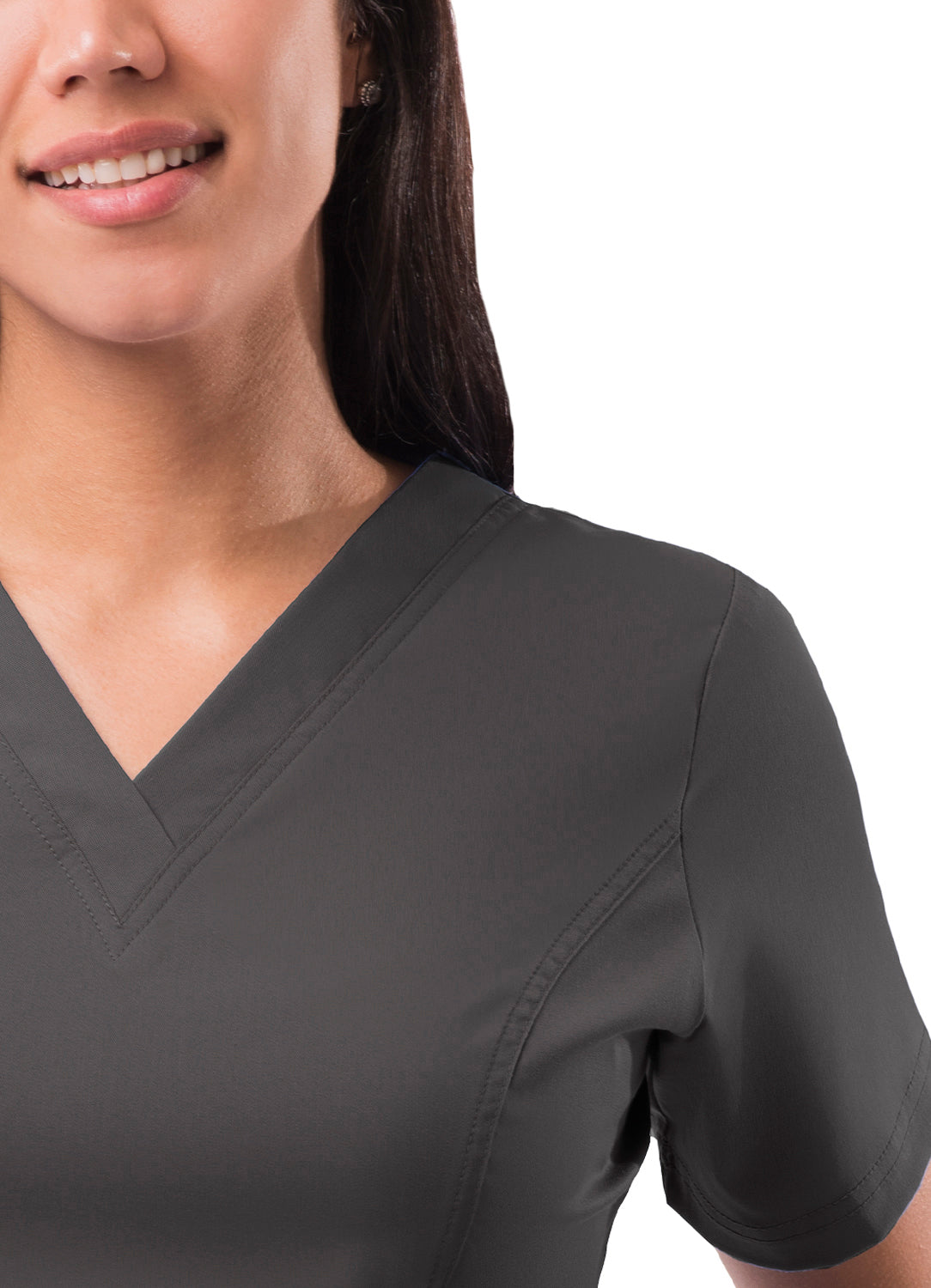ADAR PRO WOMEN’S ELEVATED V-NECK SCRUB TOP