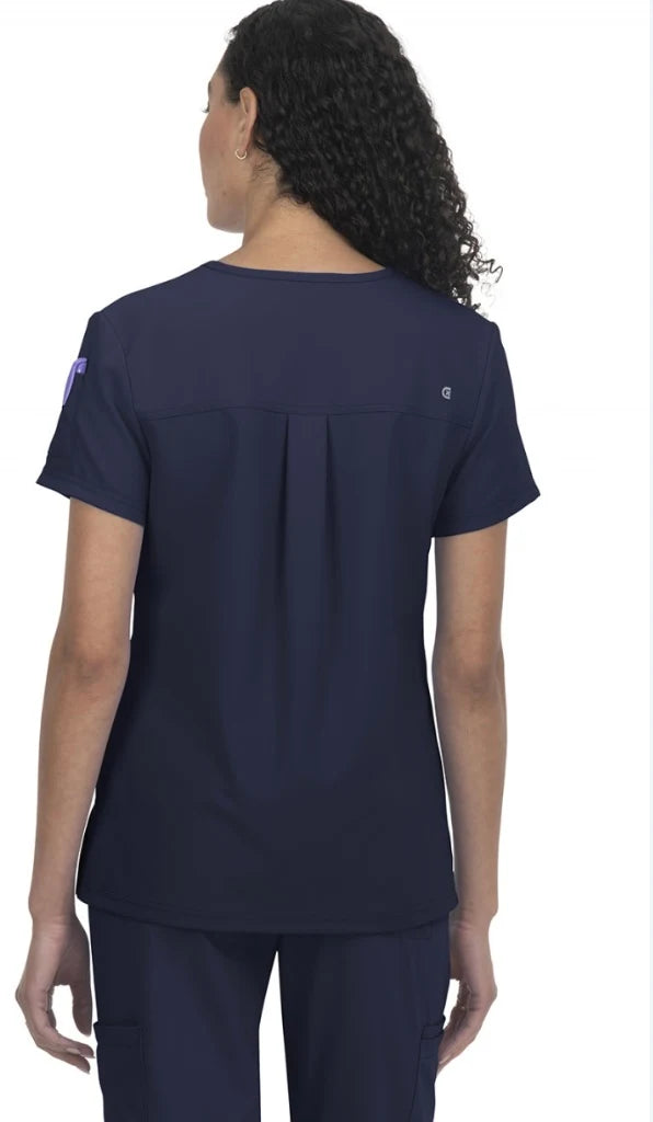 Cureology Women’s Cardi Top + Embroidery Fee + Size Chart