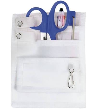 Durable Deluxe 5 Pocket Organizer - White