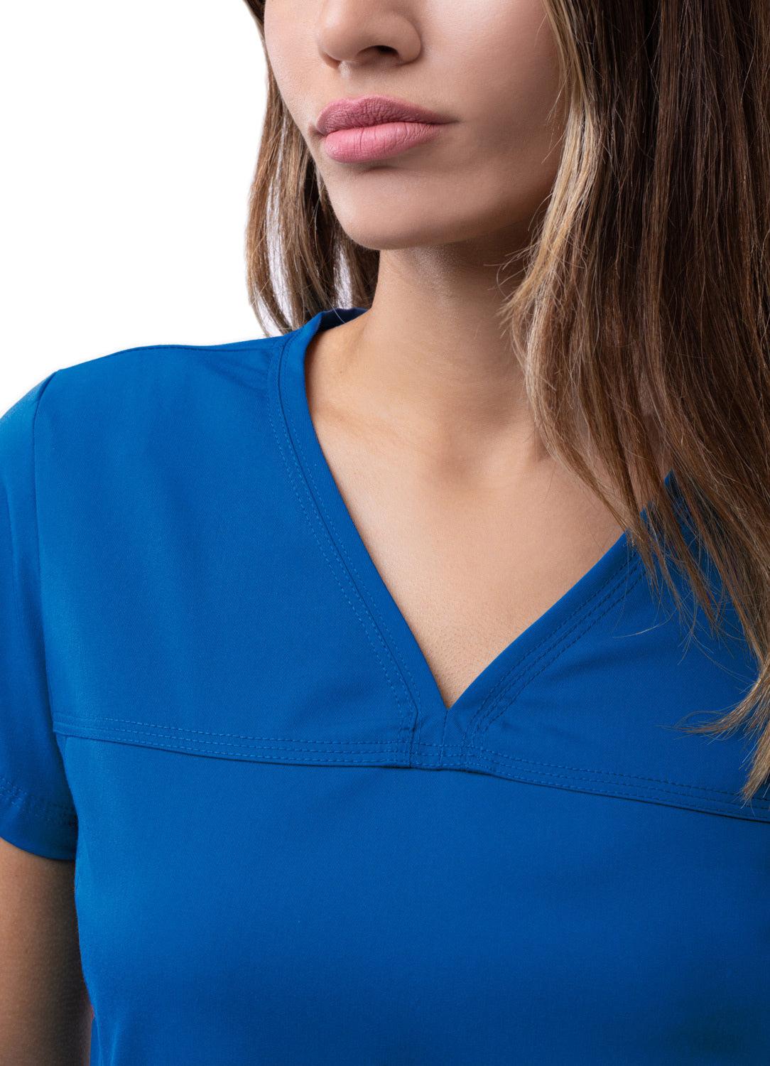 ADAR PRO WOMEN’S SWEETHEART V-NECK SCRUB TOP