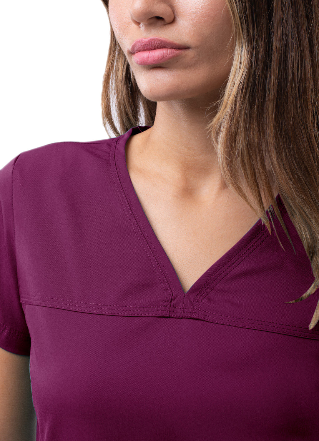 ADAR PRO WOMEN’S SWEETHEART V-NECK SCRUB TOP