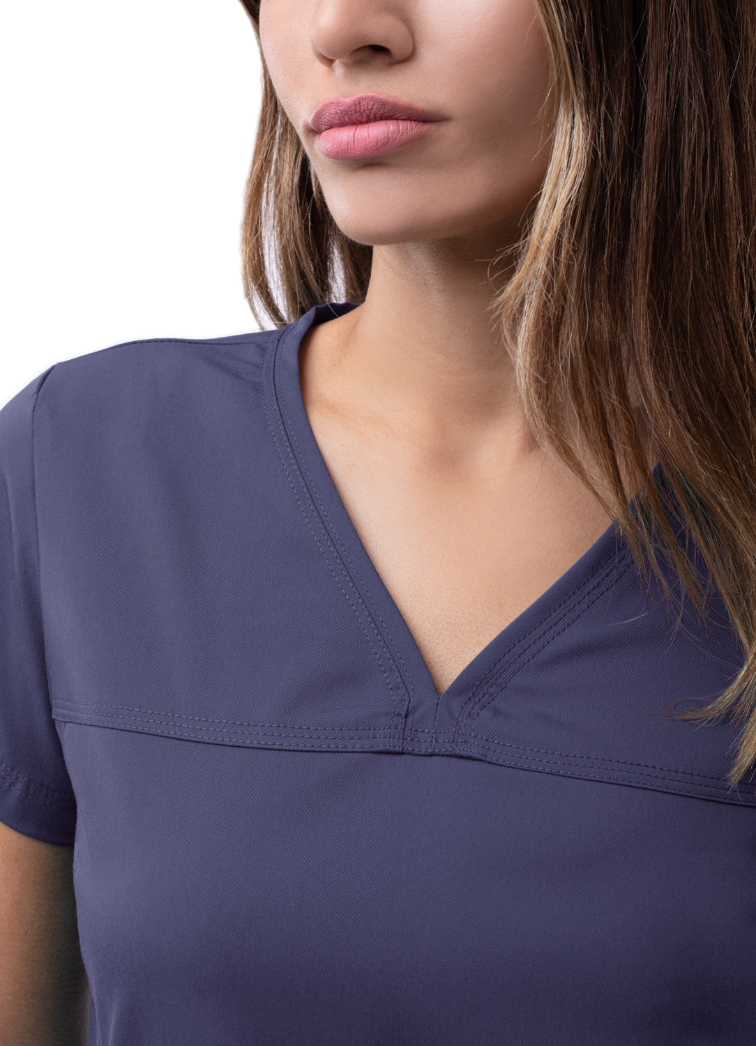ADAR PRO WOMEN’S SWEETHEART V-NECK SCRUB TOP