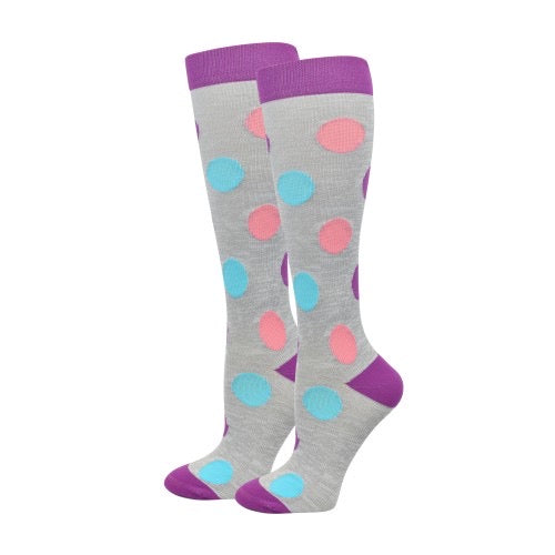 Premium Bright Dots Compression Sock