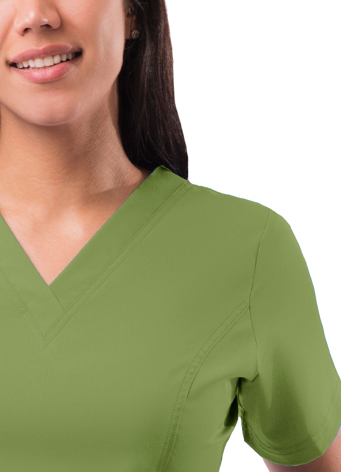 ADAR PRO WOMEN’S ELEVATED V-NECK SCRUB TOP