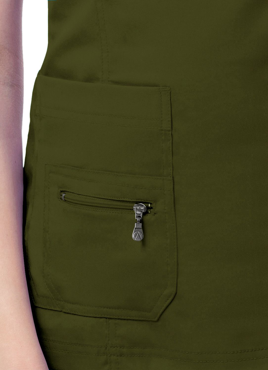 ADAR PRO WOMEN’S ELEVATED V-NECK SCRUB TOP