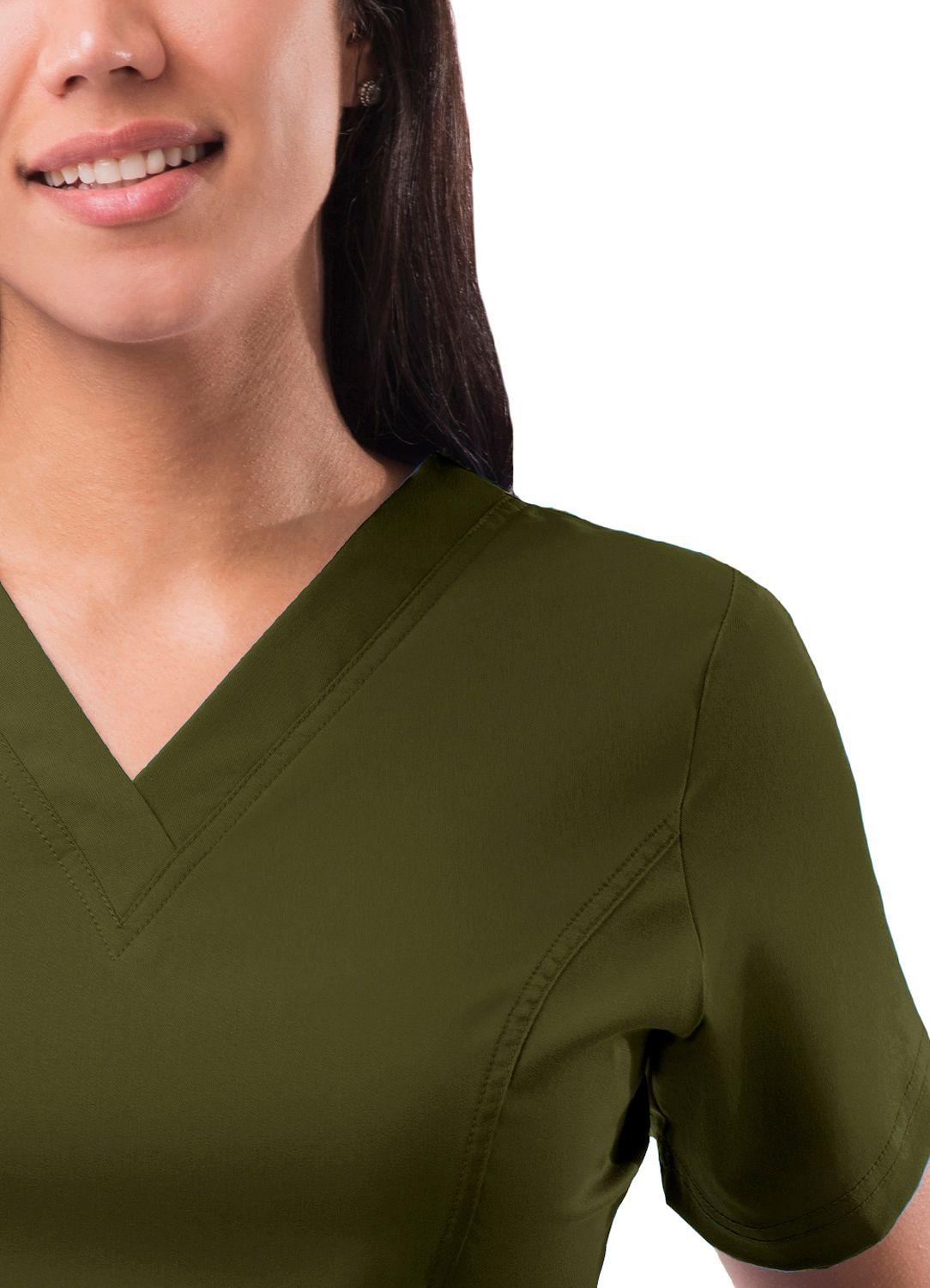ADAR PRO WOMEN’S ELEVATED V-NECK SCRUB TOP