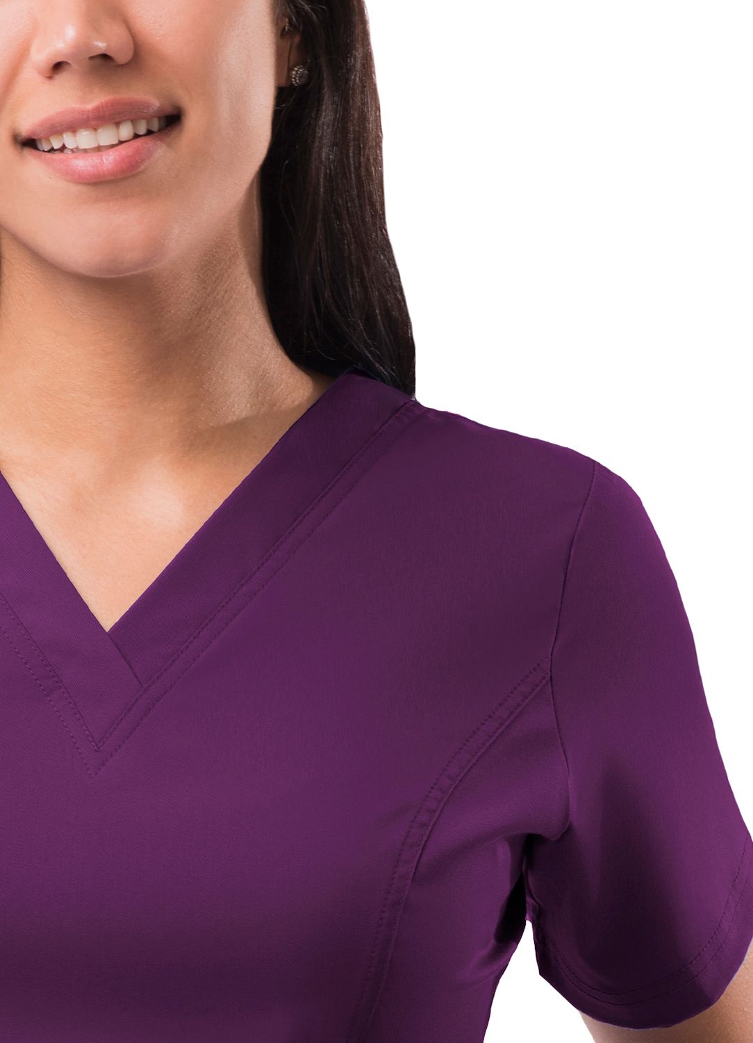 ADAR PRO WOMEN’S ELEVATED V-NECK SCRUB TOP