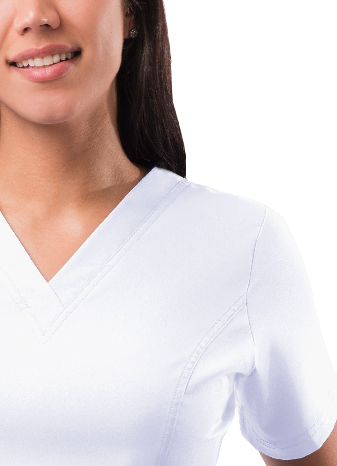 ADAR PRO WOMEN’S ELEVATED V-NECK SCRUB TOP