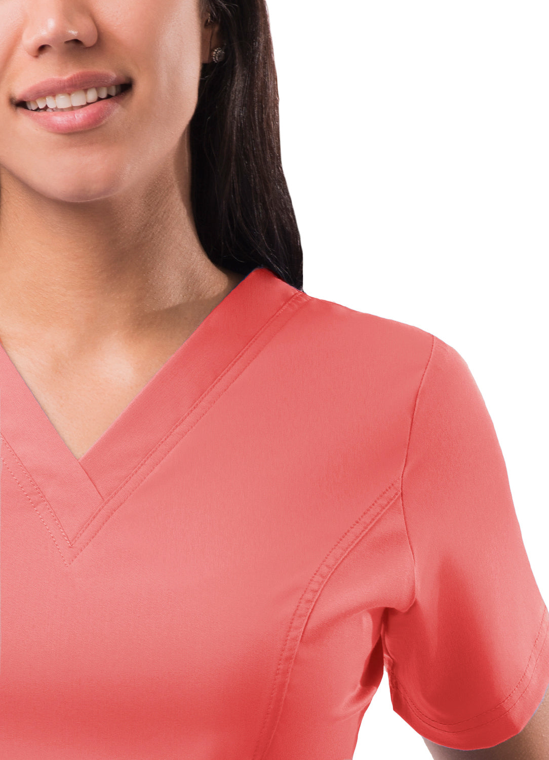 ADAR PRO WOMEN’S ELEVATED V-NECK SCRUB TOP