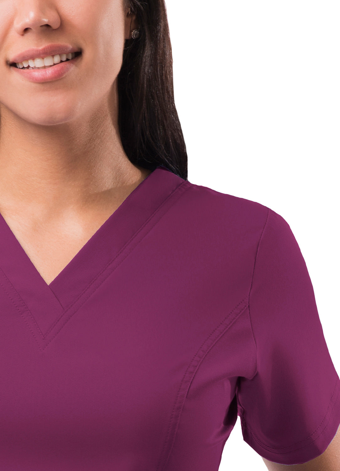 ADAR PRO WOMEN’S ELEVATED V-NECK SCRUB TOP