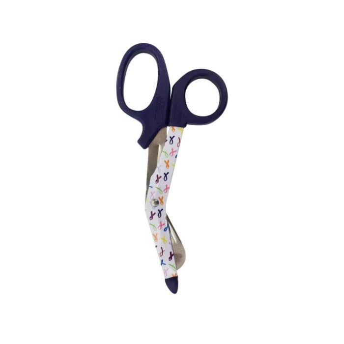 5.5" Utility Scissor Awareness Ribbon-Navy Blue