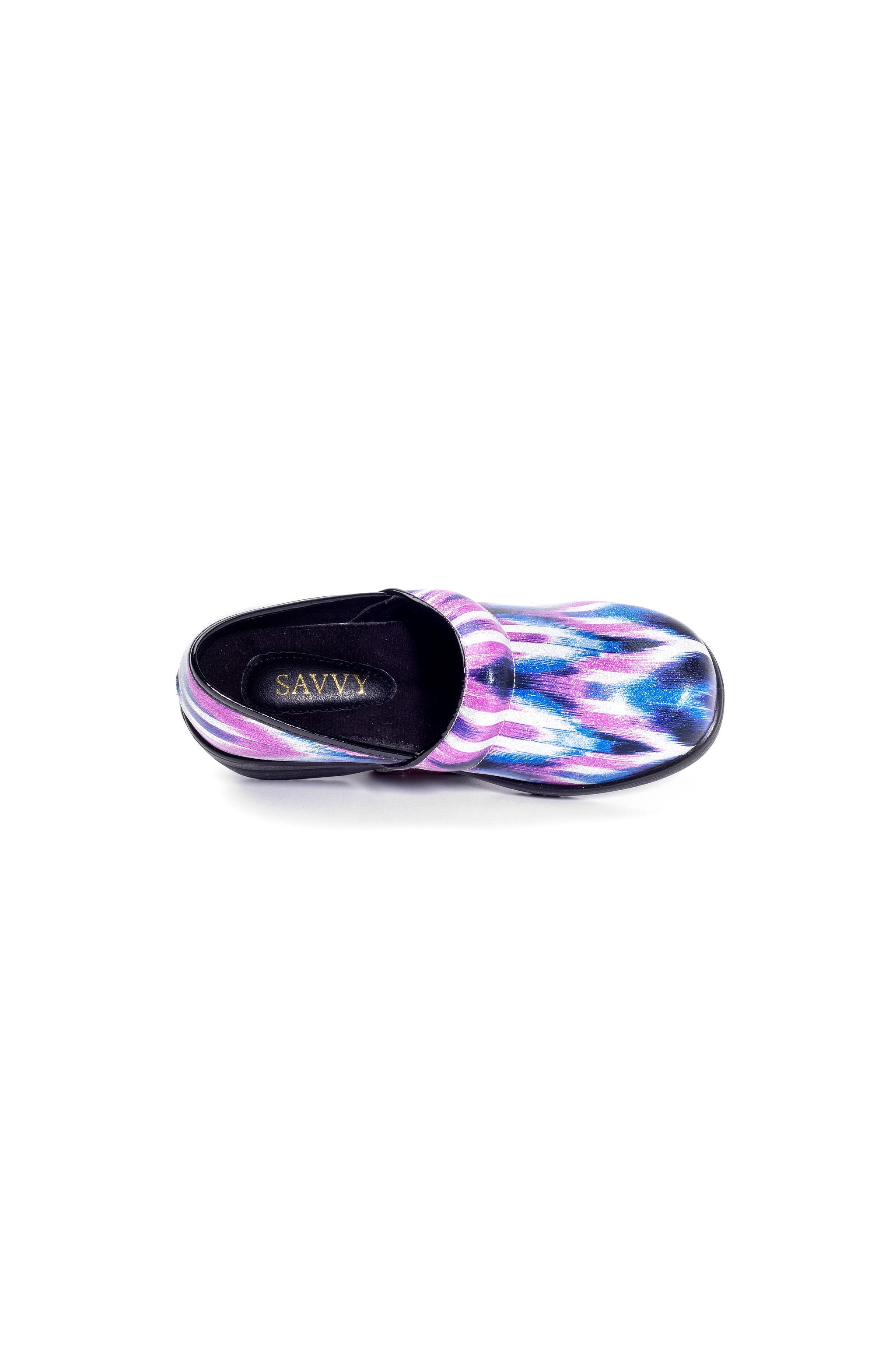 Brandy Nursing Shoe-Purple Aztec
