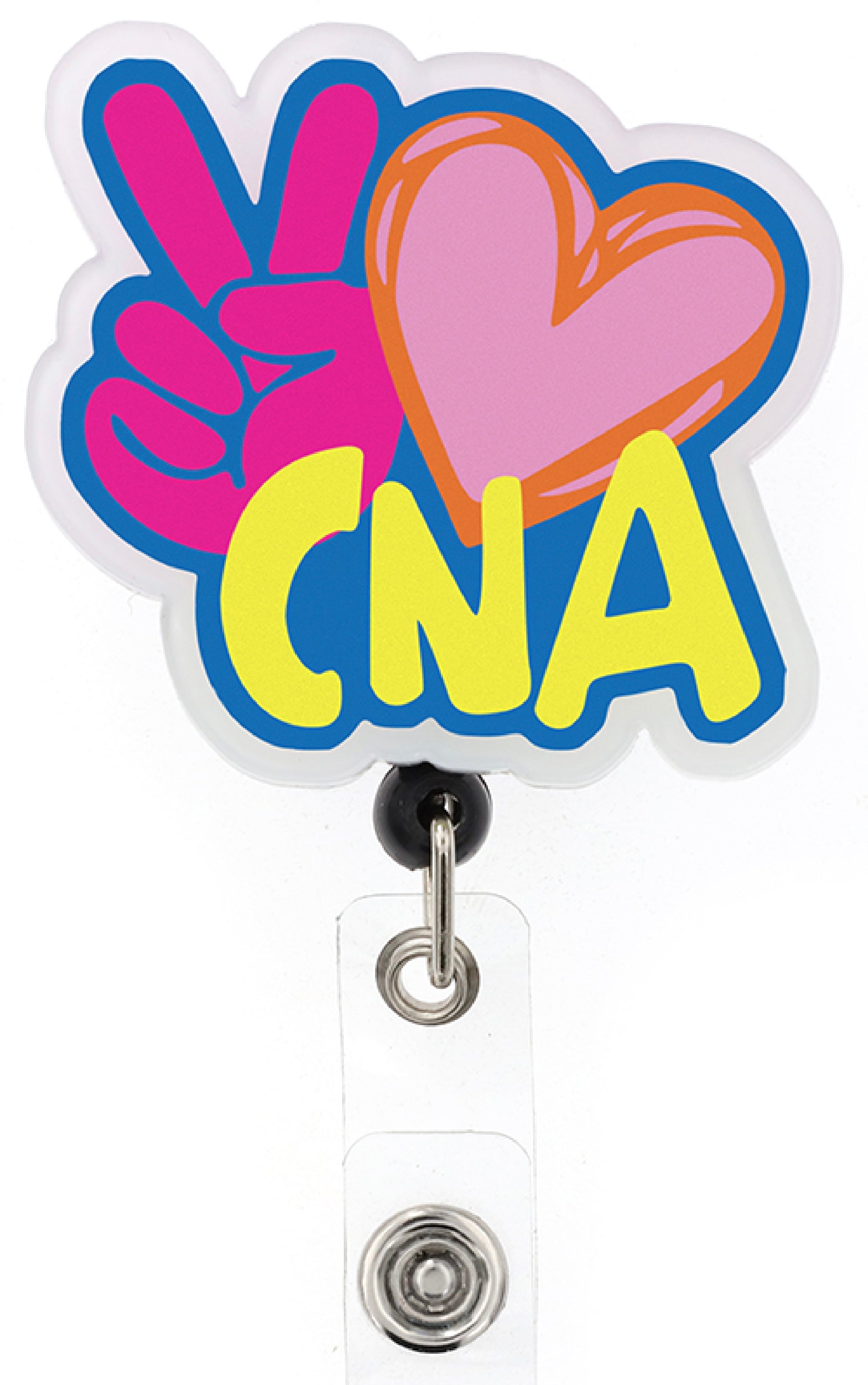 Peace Love CNA Badge Reel