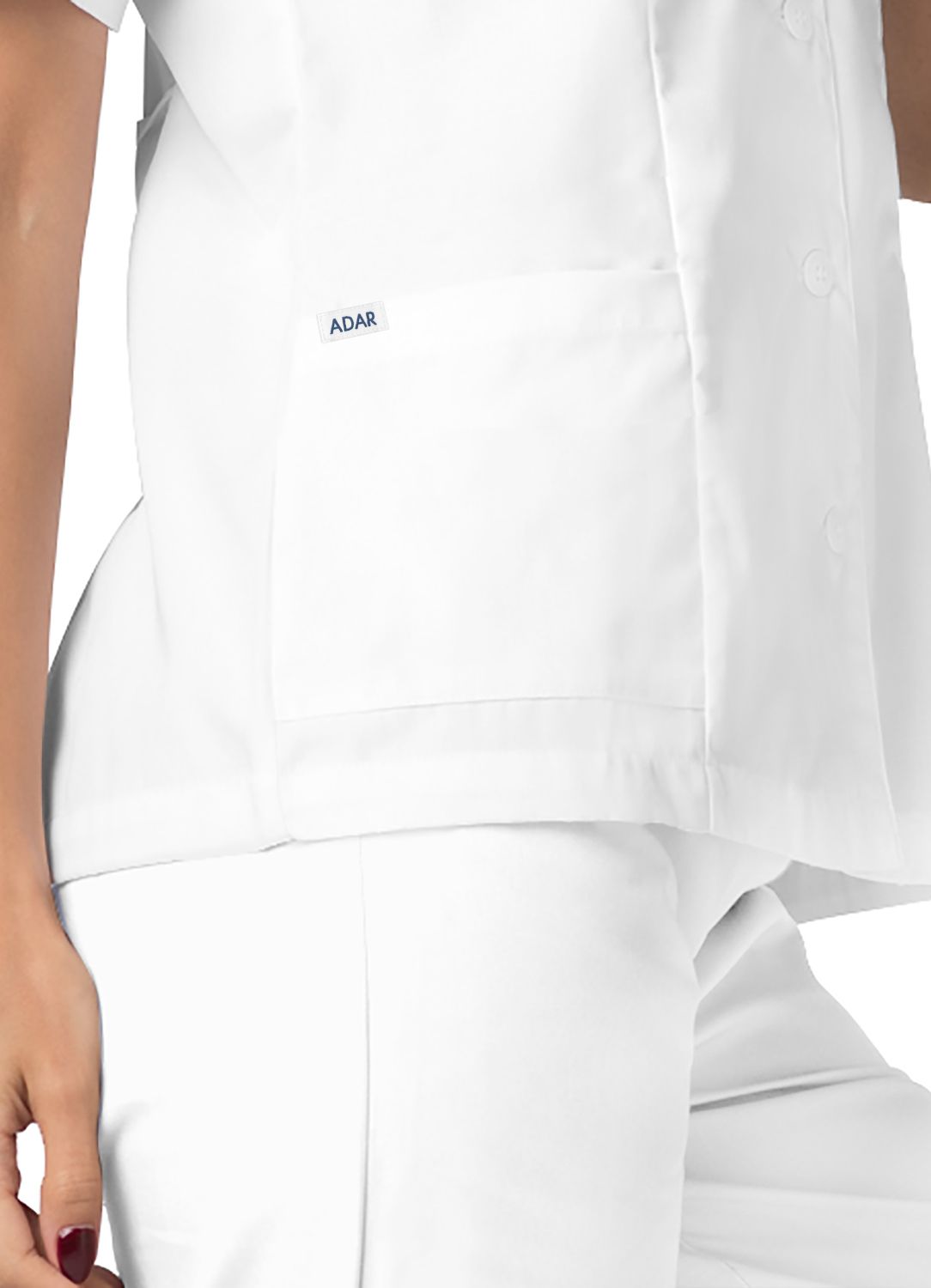 ADAR UNIVERSAL LAPEL COLLAR BUTTONED TOP