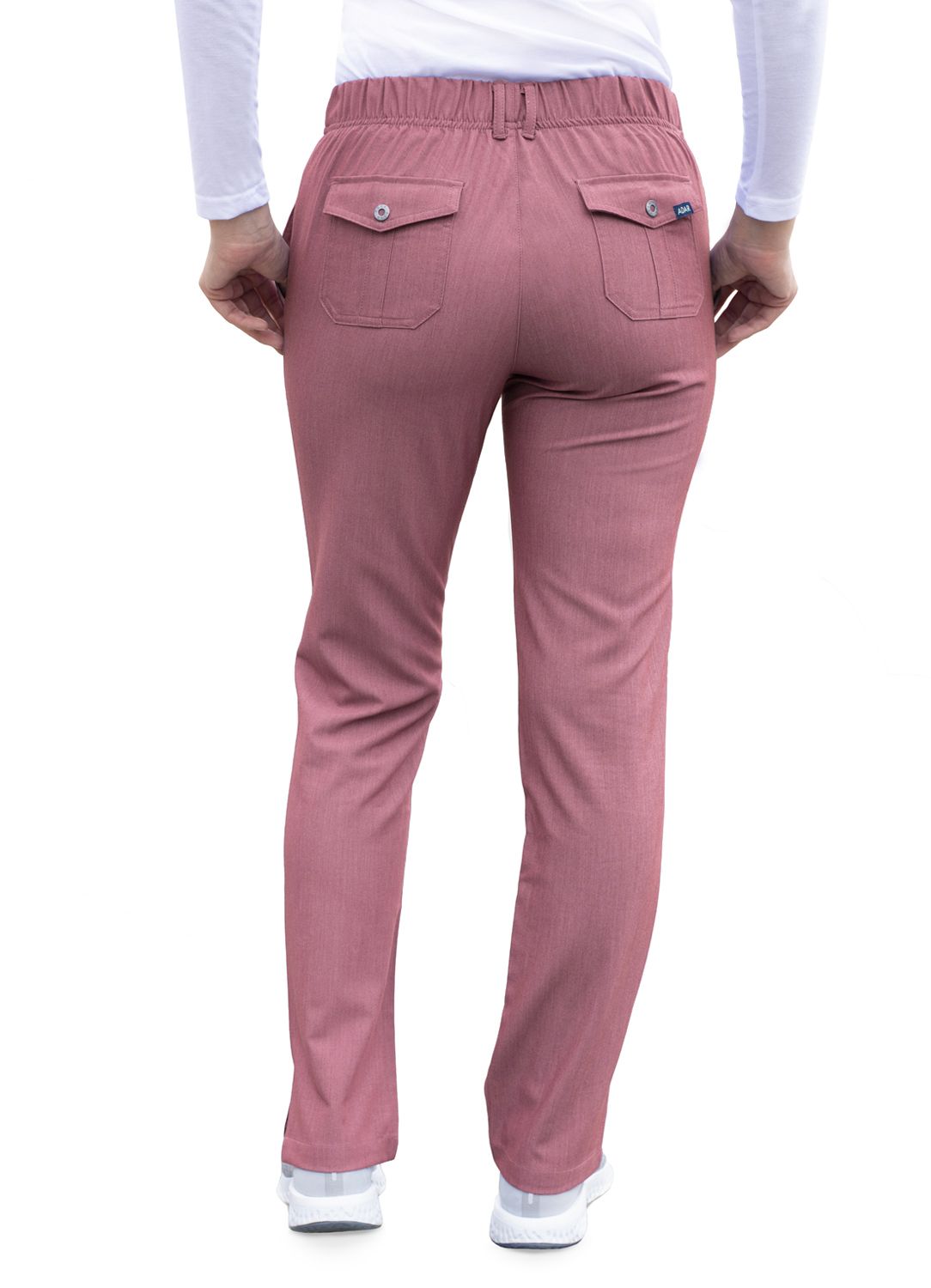 ADAR PRO HEATHER SLIM FIT 6 POCKET PANT