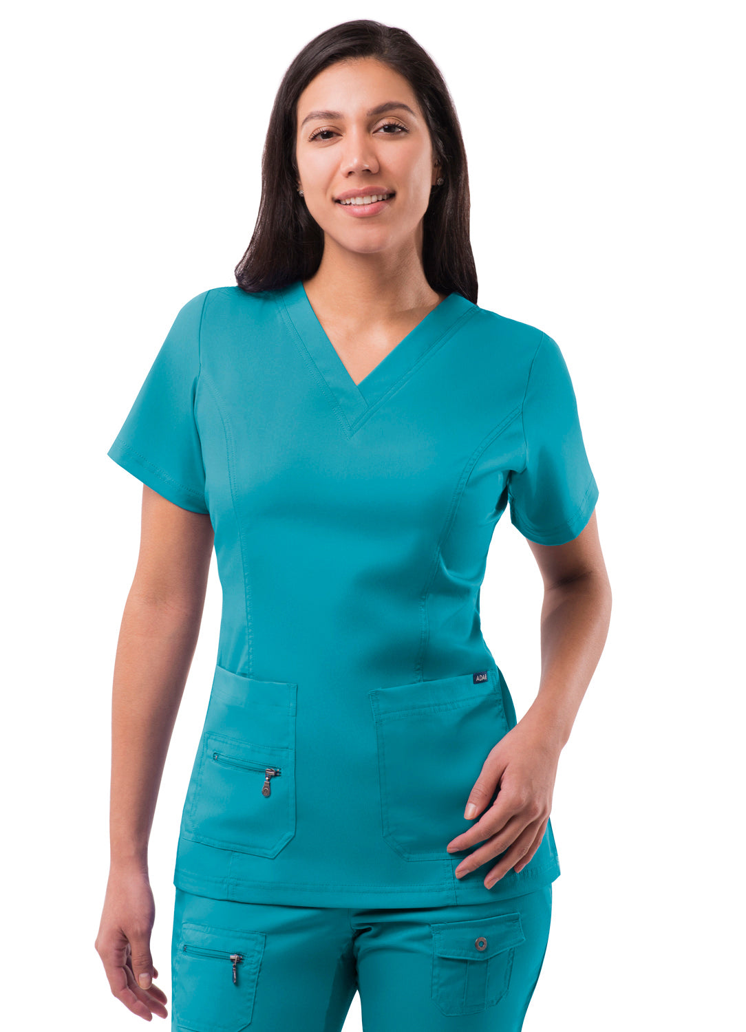 ADAR PRO WOMEN’S ELEVATED V-NECK SCRUB TOP