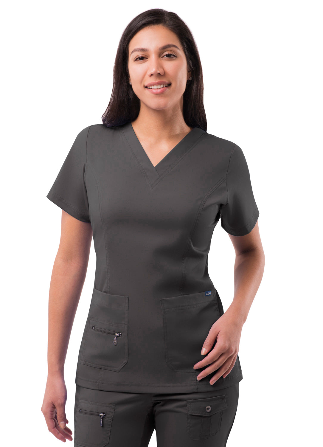ADAR PRO WOMEN’S ELEVATED V-NECK SCRUB TOP