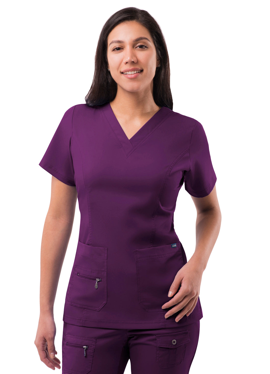 ADAR PRO WOMEN’S ELEVATED V-NECK SCRUB TOP