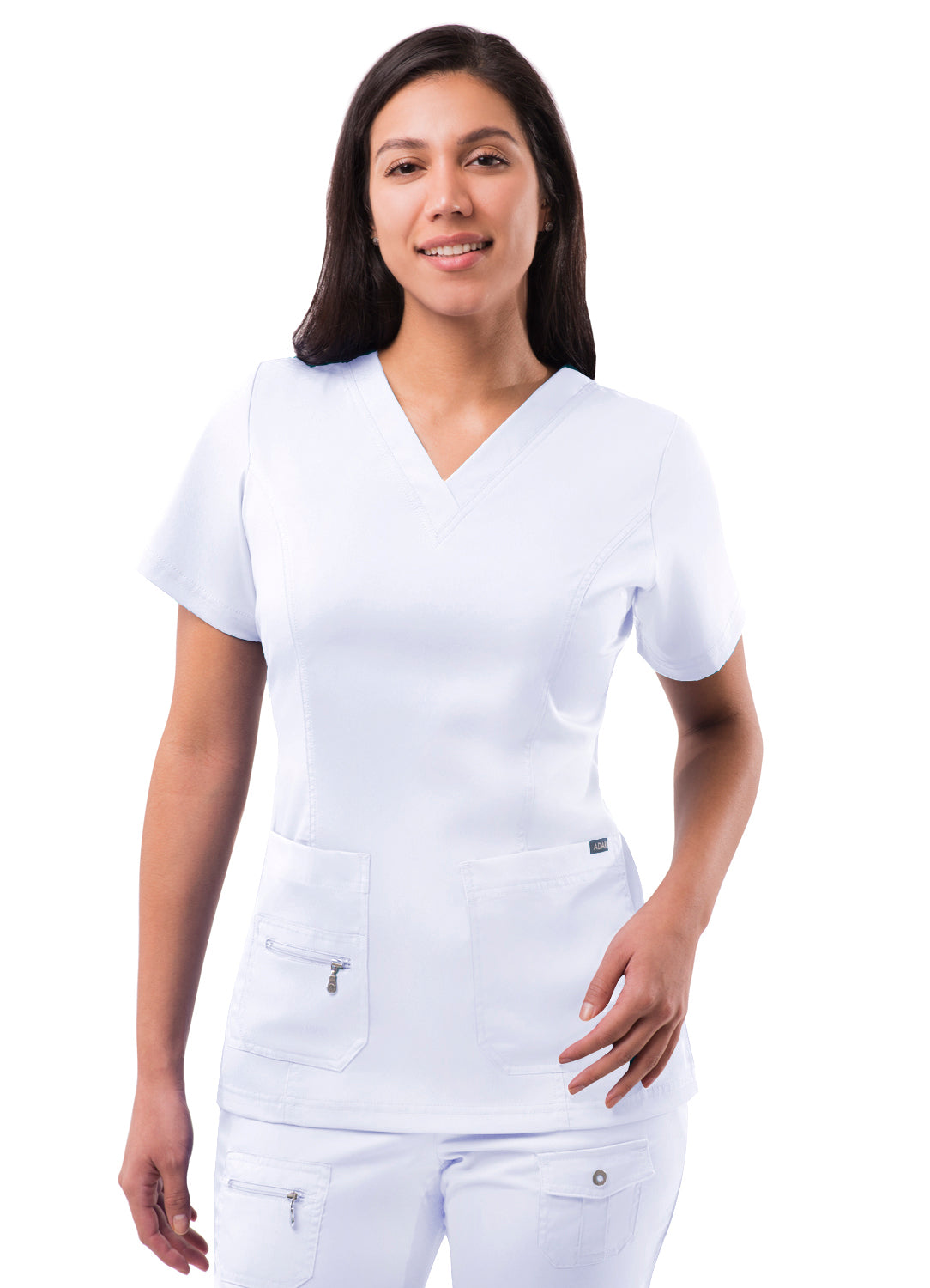 ADAR PRO WOMEN’S ELEVATED V-NECK SCRUB TOP