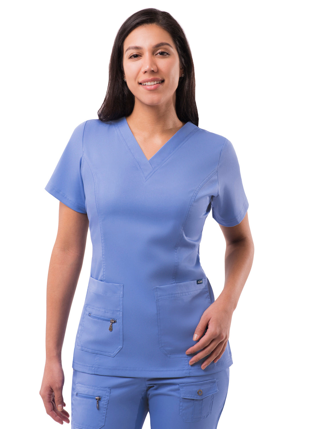 ADAR PRO WOMEN’S ELEVATED V-NECK SCRUB TOP