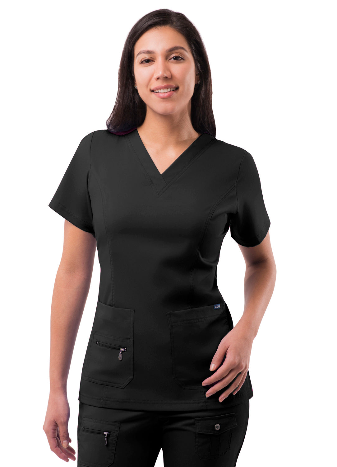 ADAR PRO WOMEN’S ELEVATED V-NECK SCRUB TOP