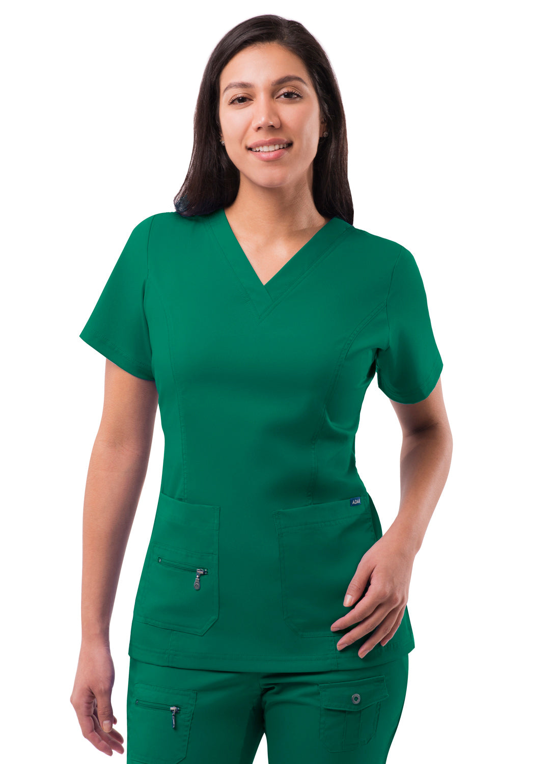 ADAR PRO WOMEN’S ELEVATED V-NECK SCRUB TOP
