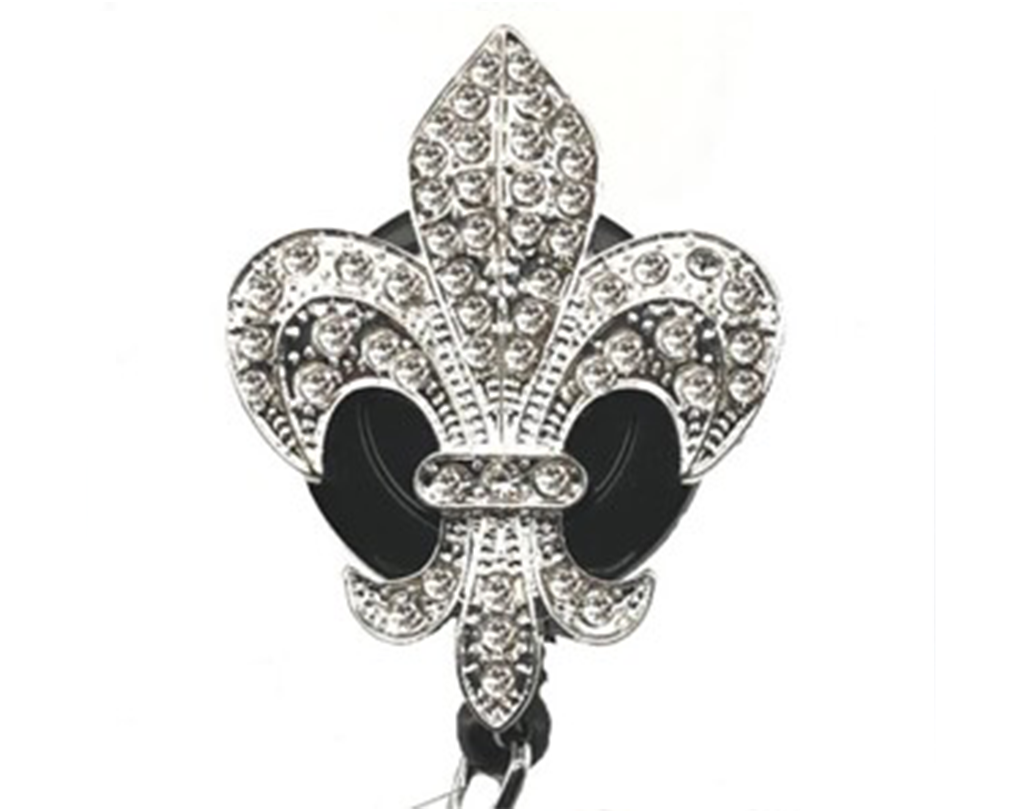 Custom Louisiana Boot Badge Reel Badge Reel Fleur De Lis 